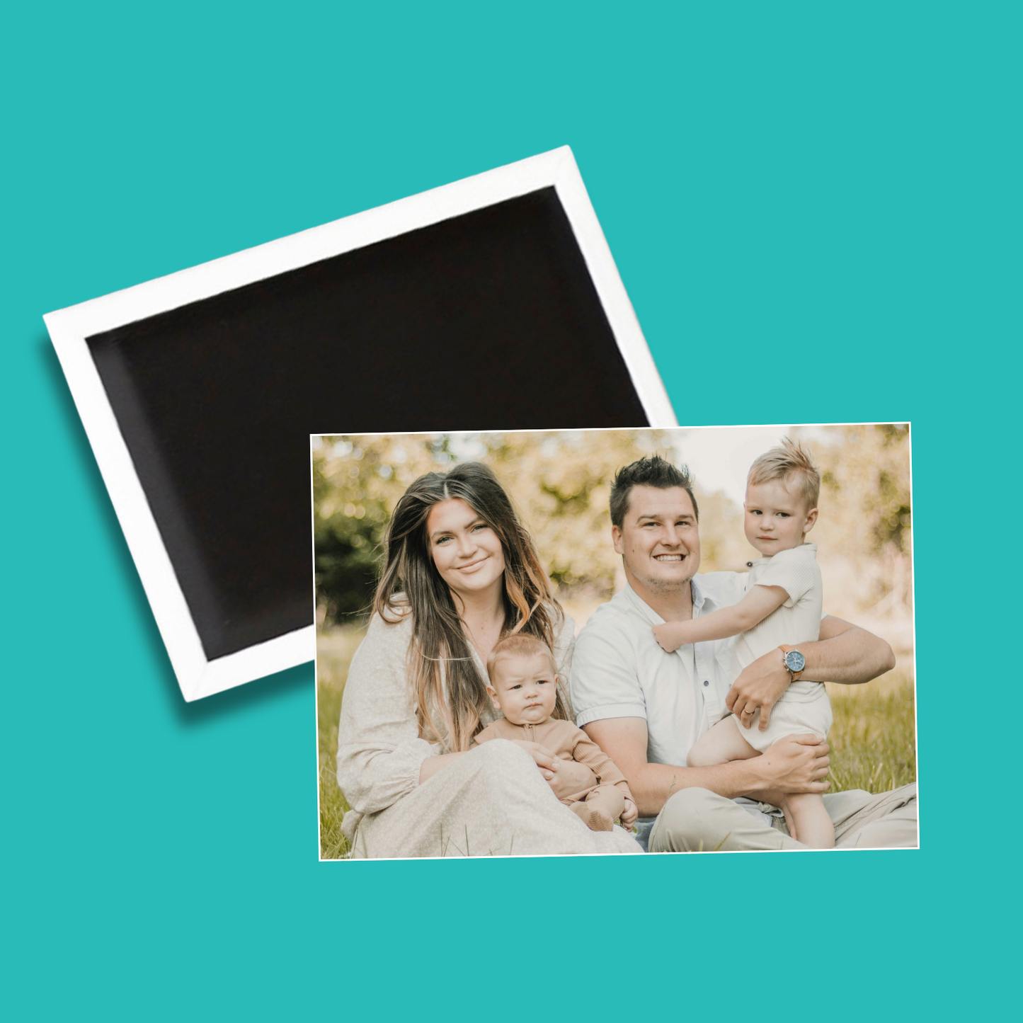 THICK Rectangle/Square Custom Photo Magnet (2.5" x 3.5")