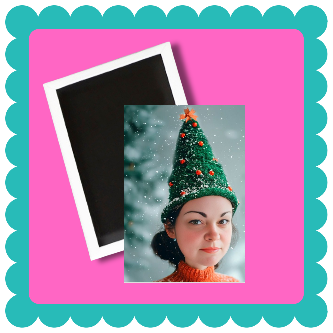 THICK Silly Whims - AI Novelty Rectangular Custom Photo Magnets