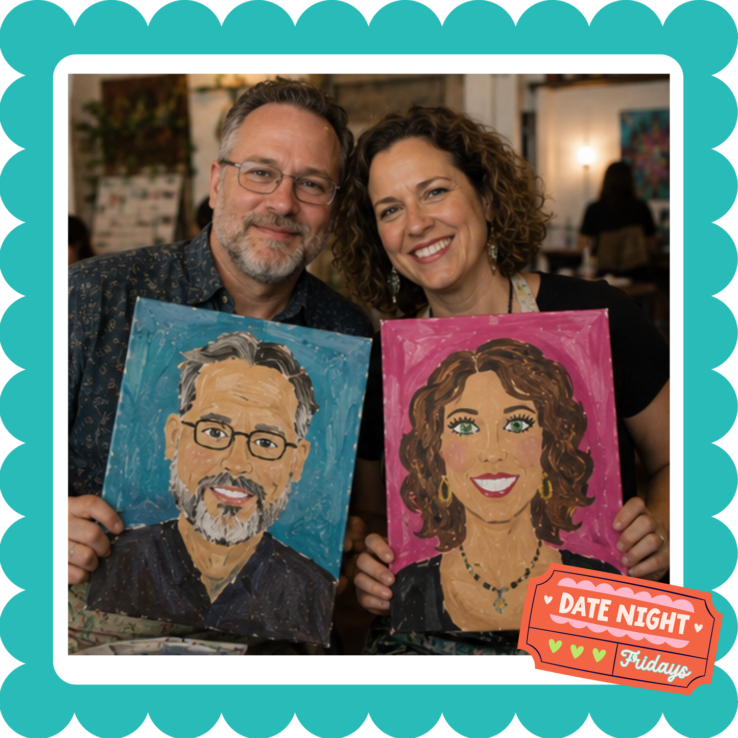 Date Night Friday, Paint your Partner July 17