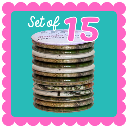 THICK Round Custom Photo Magnet (3")- Personalized Fridge Magnets With Your Images