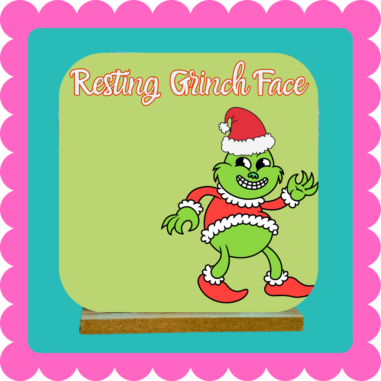 Punny Christmas Metal Magnet Displays