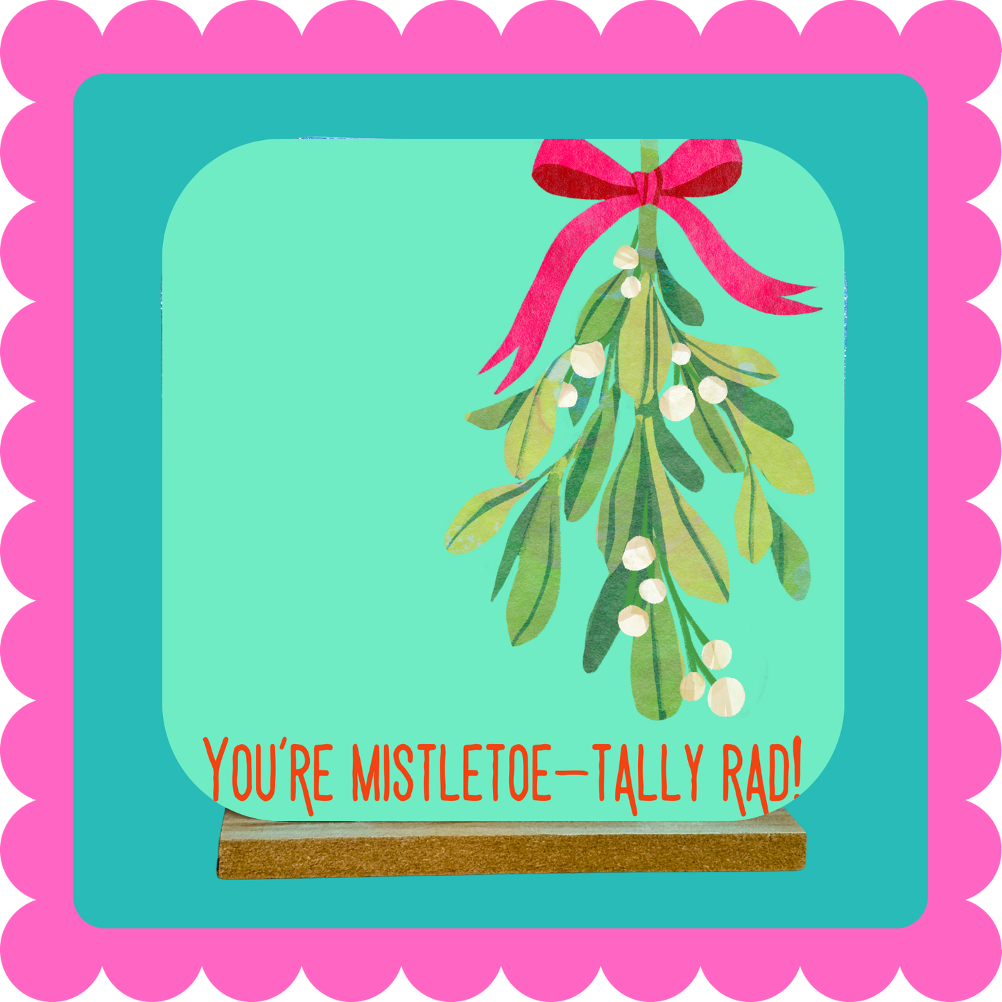 Punny Christmas Metal Magnet Displays