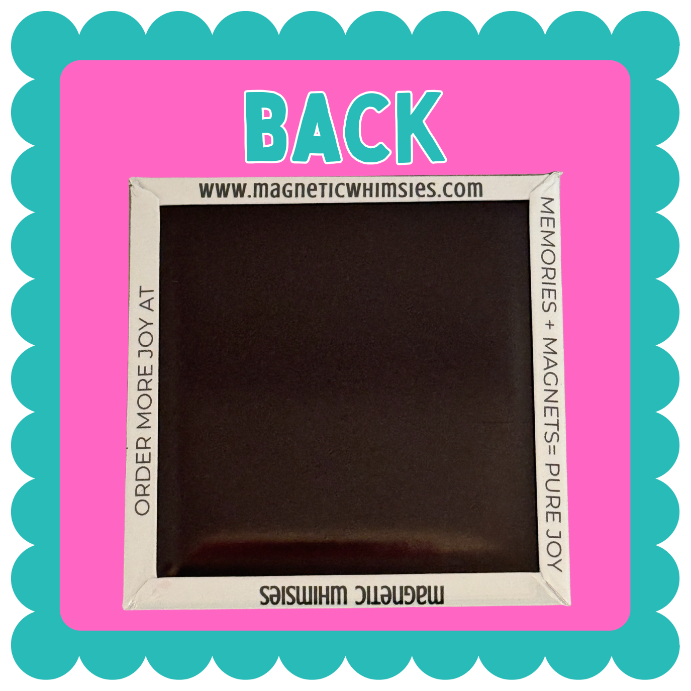 THICK Square Custom Photo Magnet (2.5" x 2.5") – Durable Personalized Fridge Magnet with Your Image