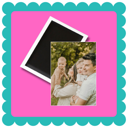 THICK Rectangular Custom Photo Magnet (2.5" x 3.5")