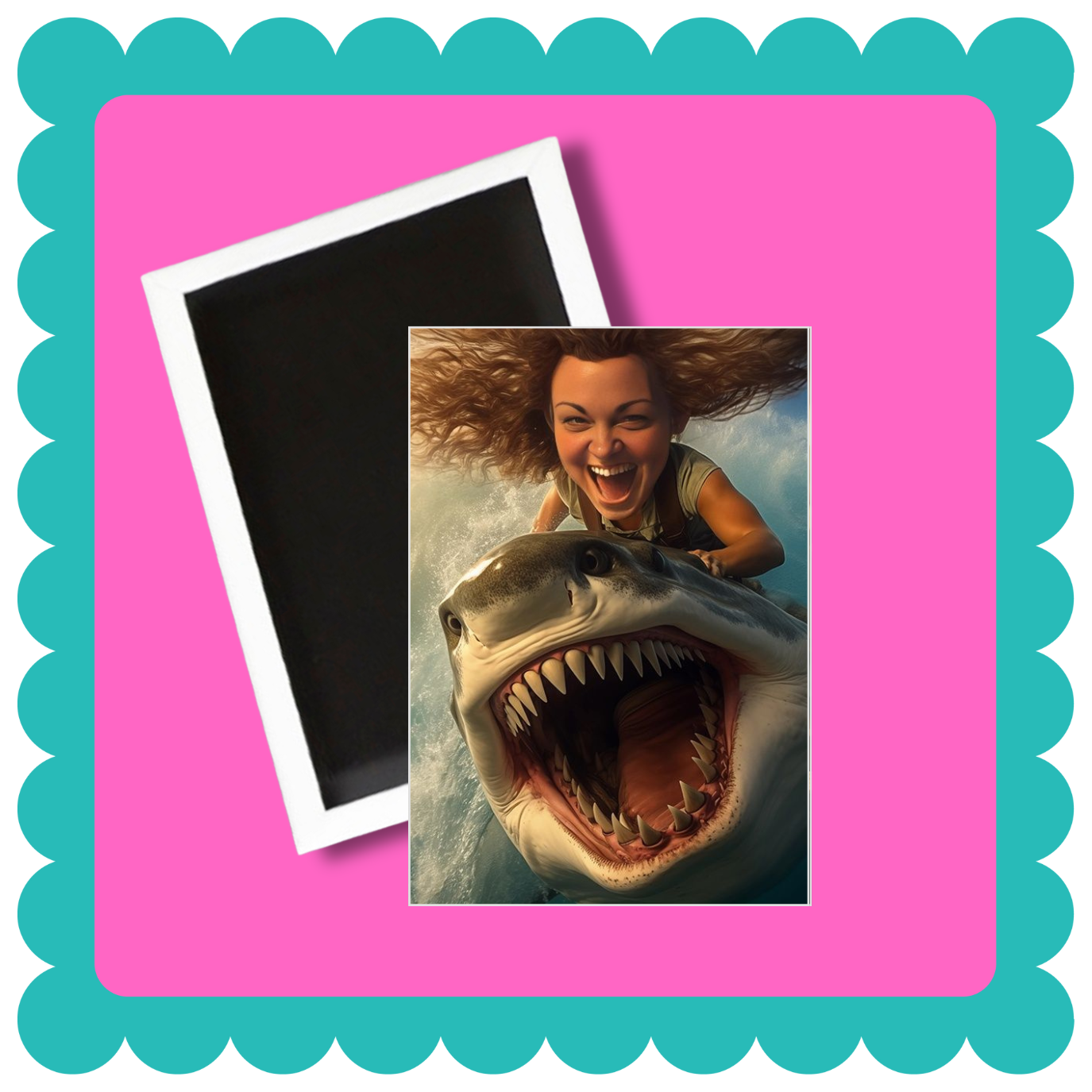 THICK Silly Whims - AI Novelty Rectangular Custom  Photo Magnets