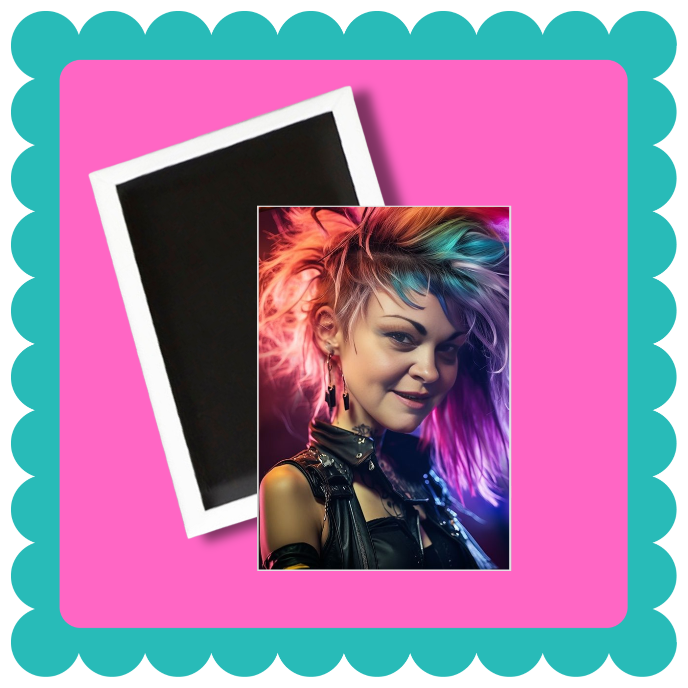 THICK Silly Whims - AI Novelty Rectangular Custom  Photo Magnets