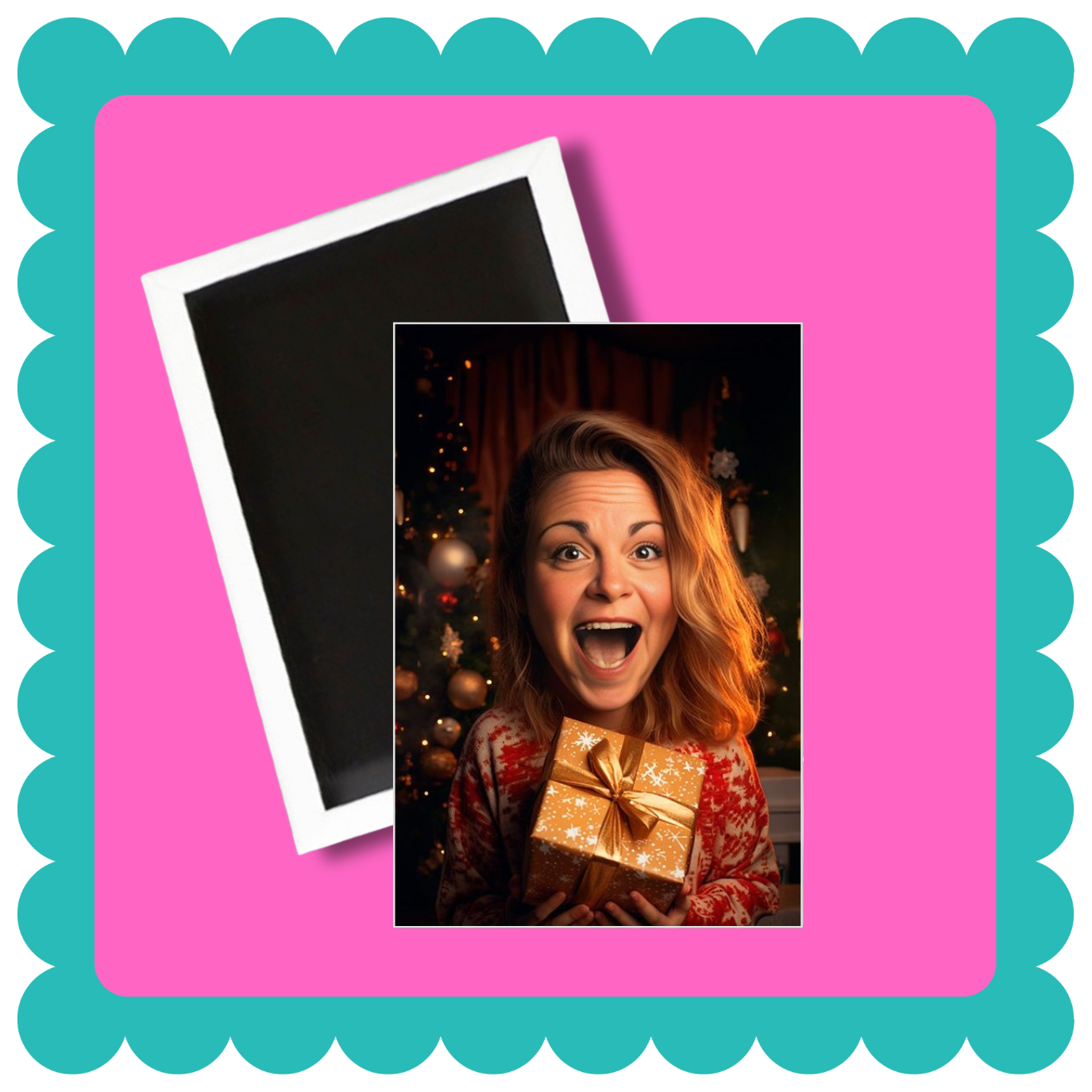 THICK Silly Whims - AI Novelty Rectangular Custom  Photo Magnets