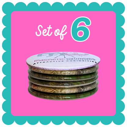 THICK Round Custom Photo Magnet (3")- Personalized Fridge Magnets With Your Images