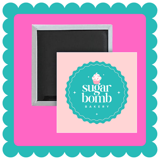 Bulk Order--THICK SQUARE Custom Magnets for Business Logos and Special Events