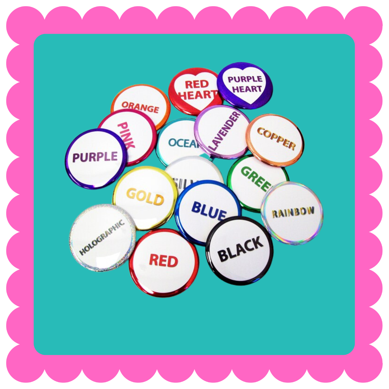 THICK Round Sport Lapel Photo Magnet (3")