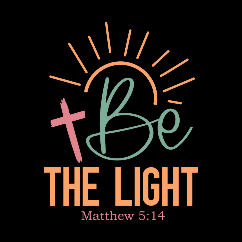 Faith-based refrigerator magnet with inspirational quote and Bible verse, pre-designed Christian magnet from Blessed and Pressed Collection