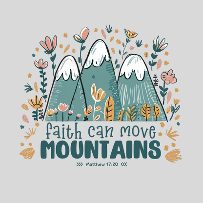 Faith-based refrigerator magnet with inspirational quote and Bible verse, pre-designed Christian magnet from Blessed and Pressed Collection