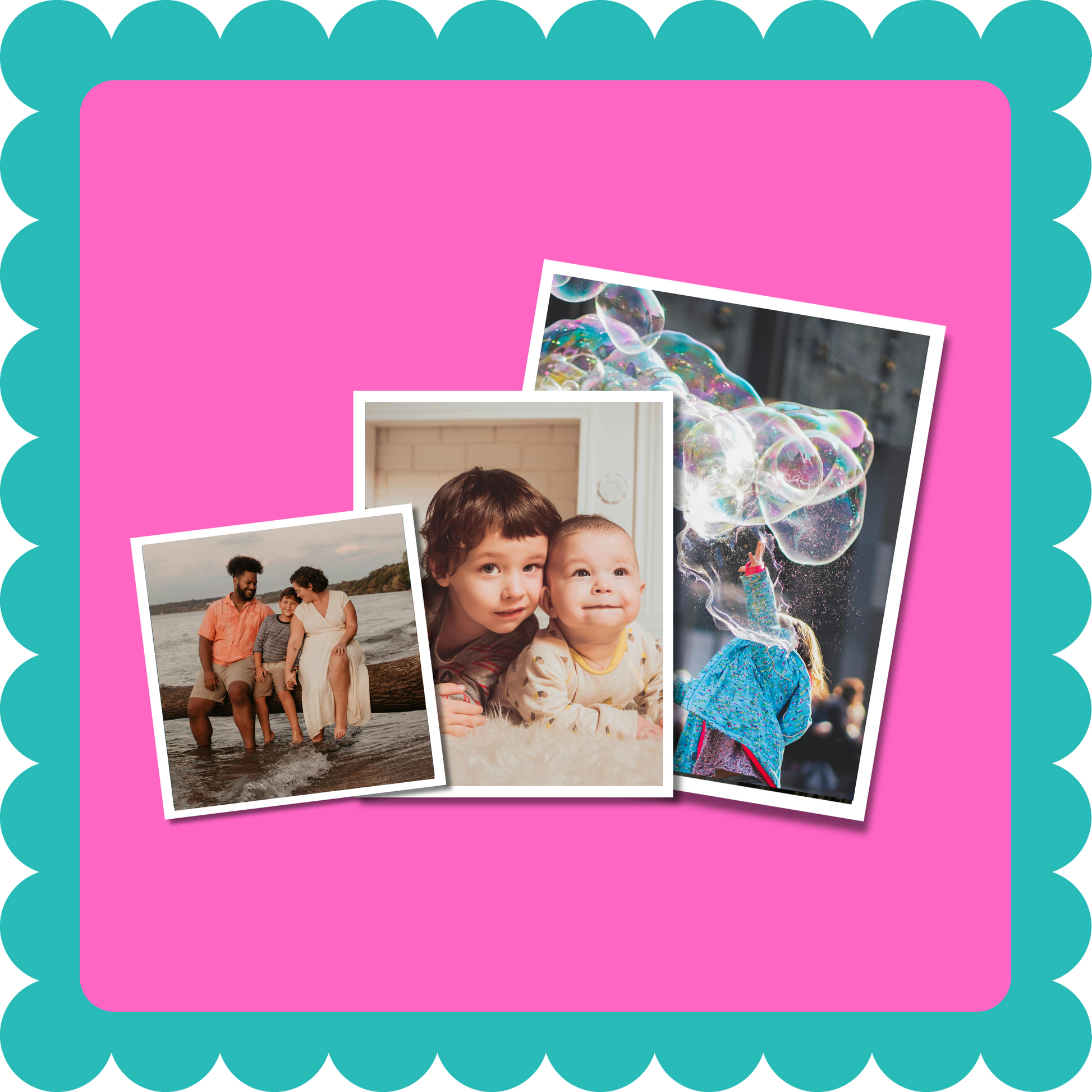 Thin flexible custom photo magnet, 2mm thick, hand-cut and vibrant, personalized fridge magnet displaying favorite photos
