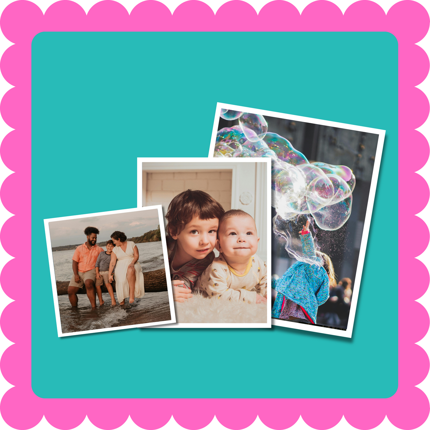 Thin flexible custom photo magnet, 2mm thick, hand-cut and vibrant, personalized fridge magnet displaying favorite photos