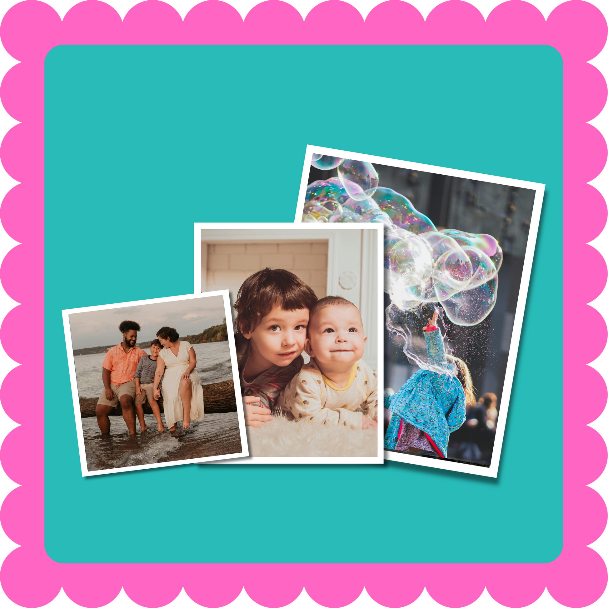 Thin flexible custom photo magnet, 2mm thick, hand-cut and vibrant, personalized fridge magnet displaying favorite photos