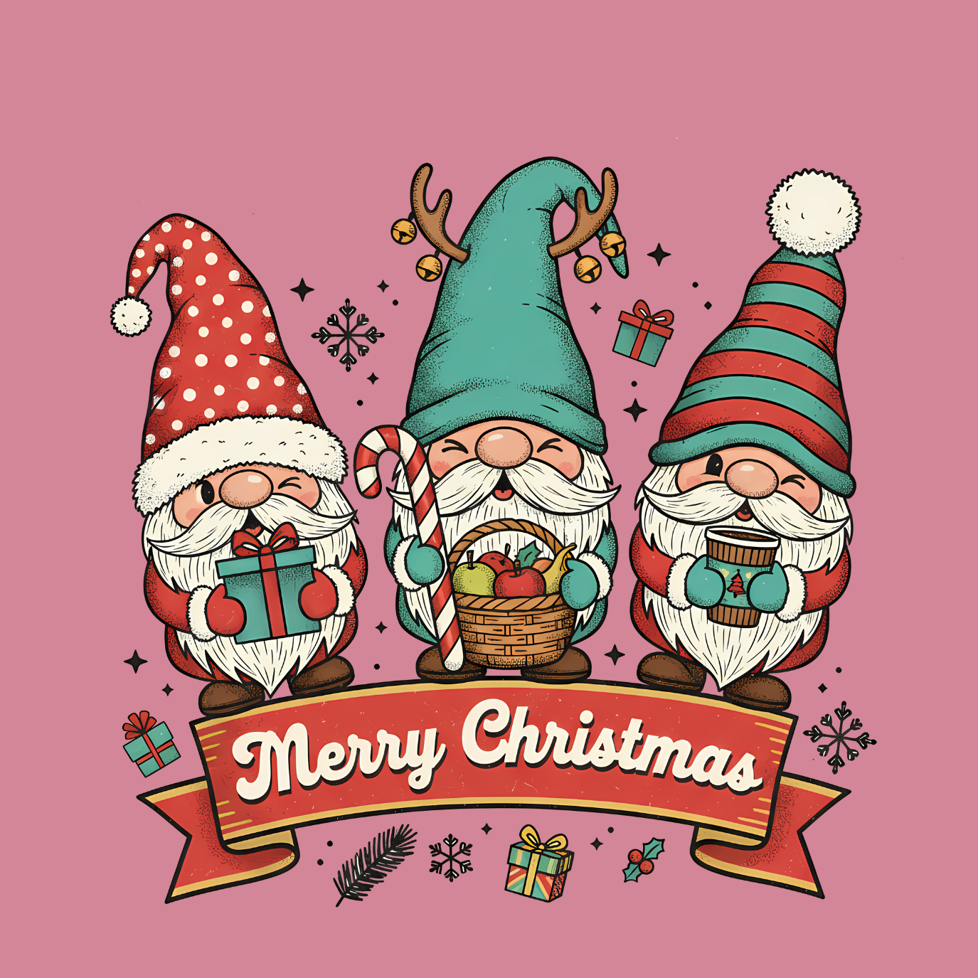 ON SALE! JOLLY ST NICK ReadyWhims Collection - Predesigned Christmas Novelty Magnets