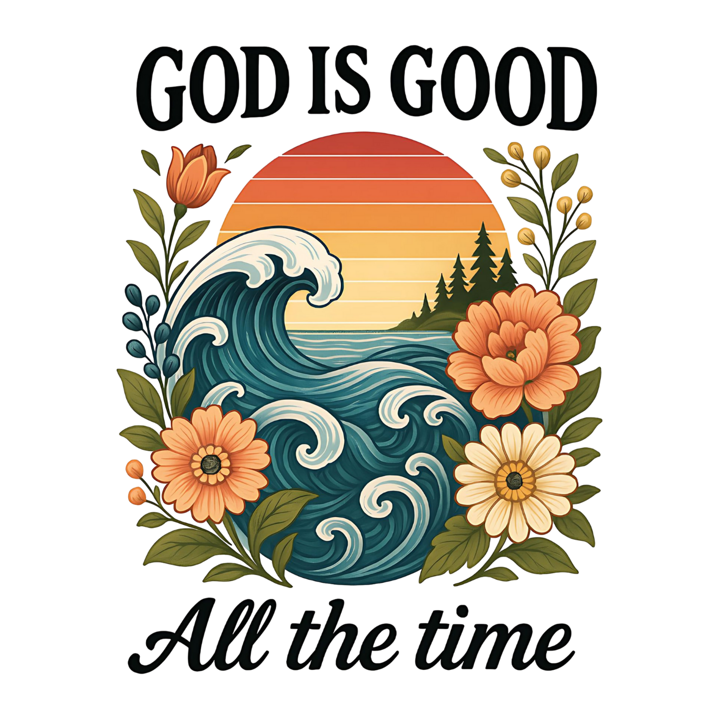 Faith-based refrigerator magnet with inspirational quote and Bible verse, pre-designed Christian magnet from Blessed and Pressed Collection