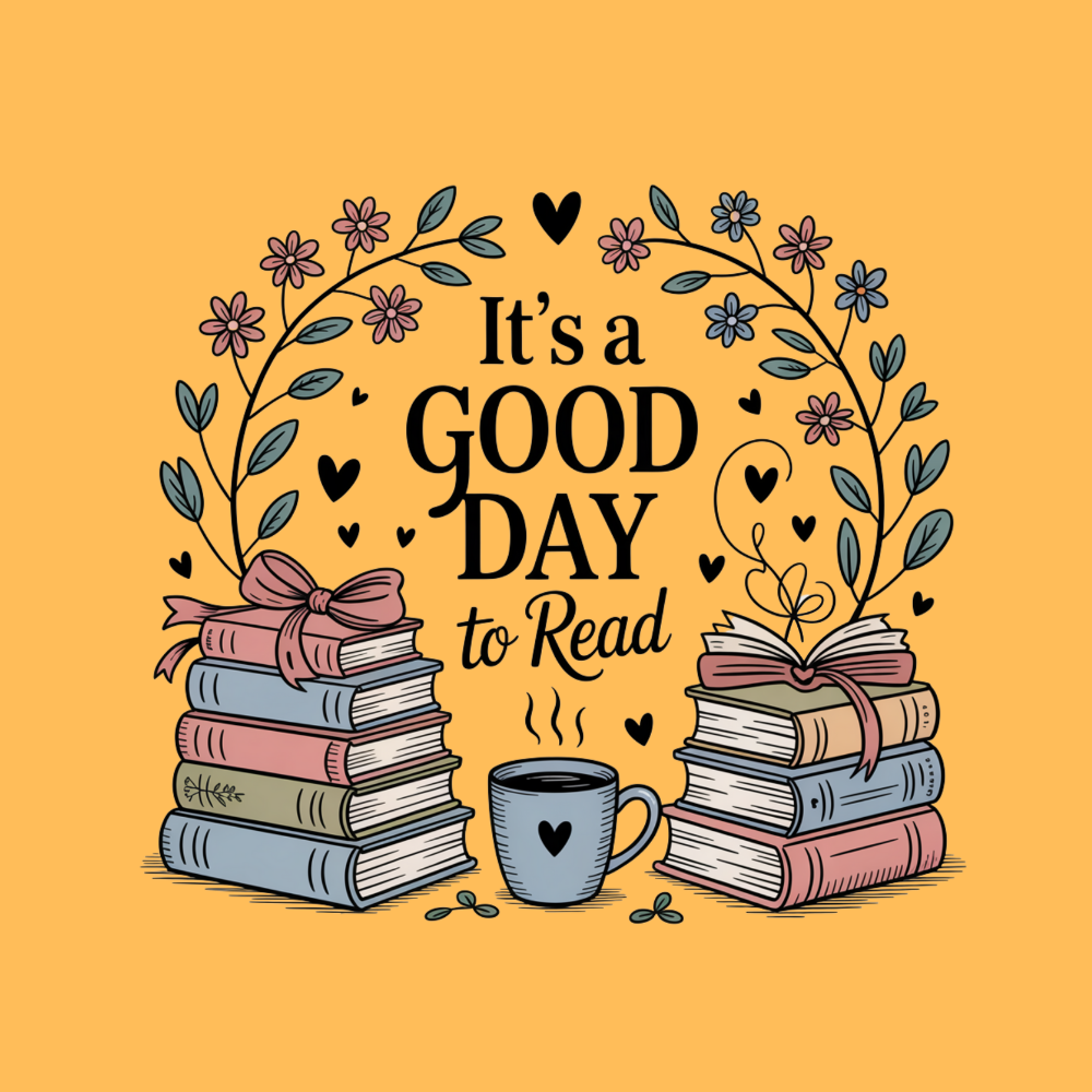 Book lover custom fridge magnet with reading quote and literary design, pre-designed magnet from LIT LOVER ReadyWhims Collection