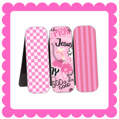 Novelty Magnetic Bookmarks - THIN Patterned Bookmarks