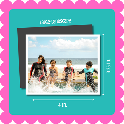 THIN Custom Flexible Photo Magnets