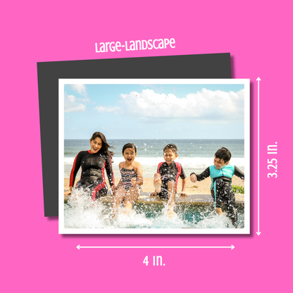 THIN Custom Flexible Photo Magnets