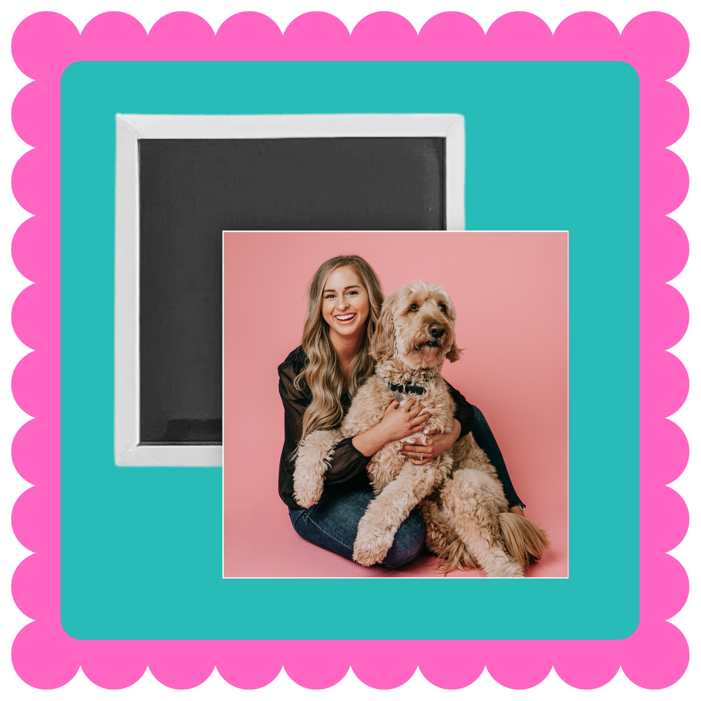 Thick Square custom photo magnet with your image. Makes great gifts, or memory keepers. Images, logos, event photos all make good images to create a magnet with.