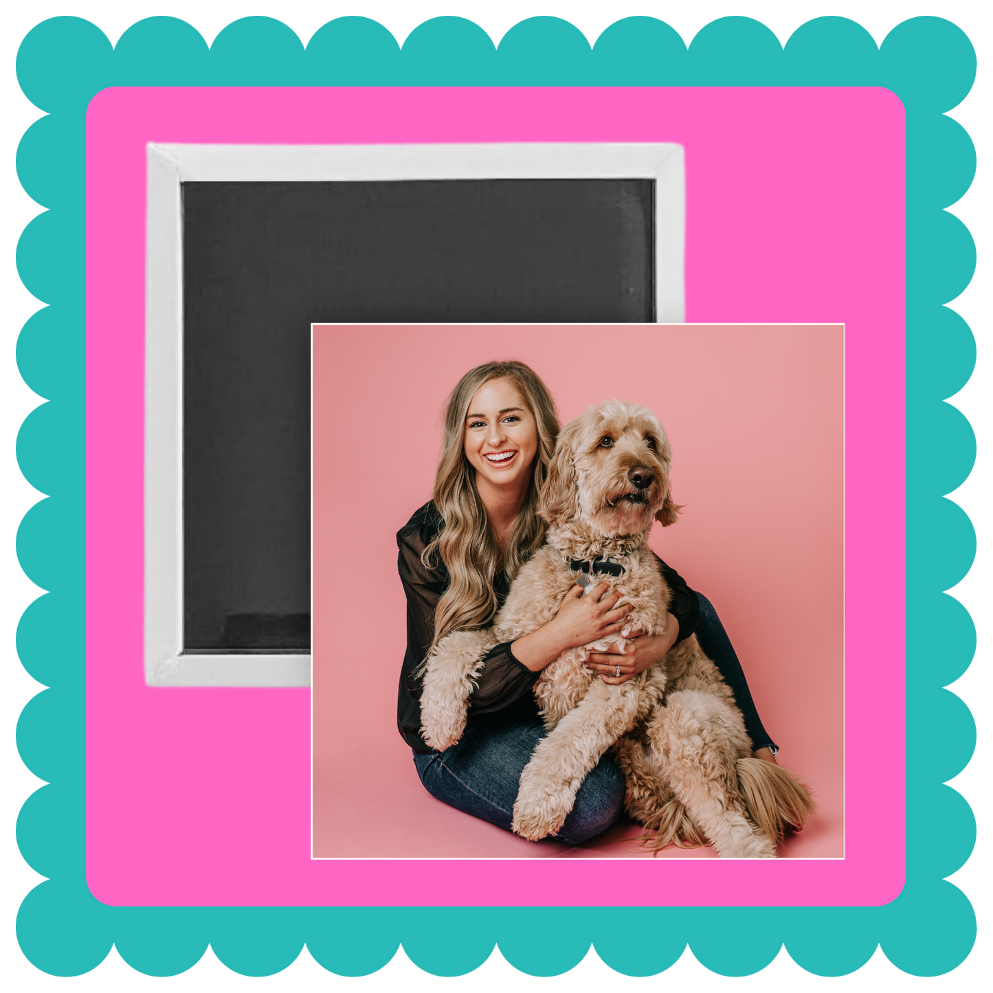 Thick Square custom photo magnet with your image. Makes great gifts, or memory keepers. Images, logos, event photos all make good images to create a magnet with.