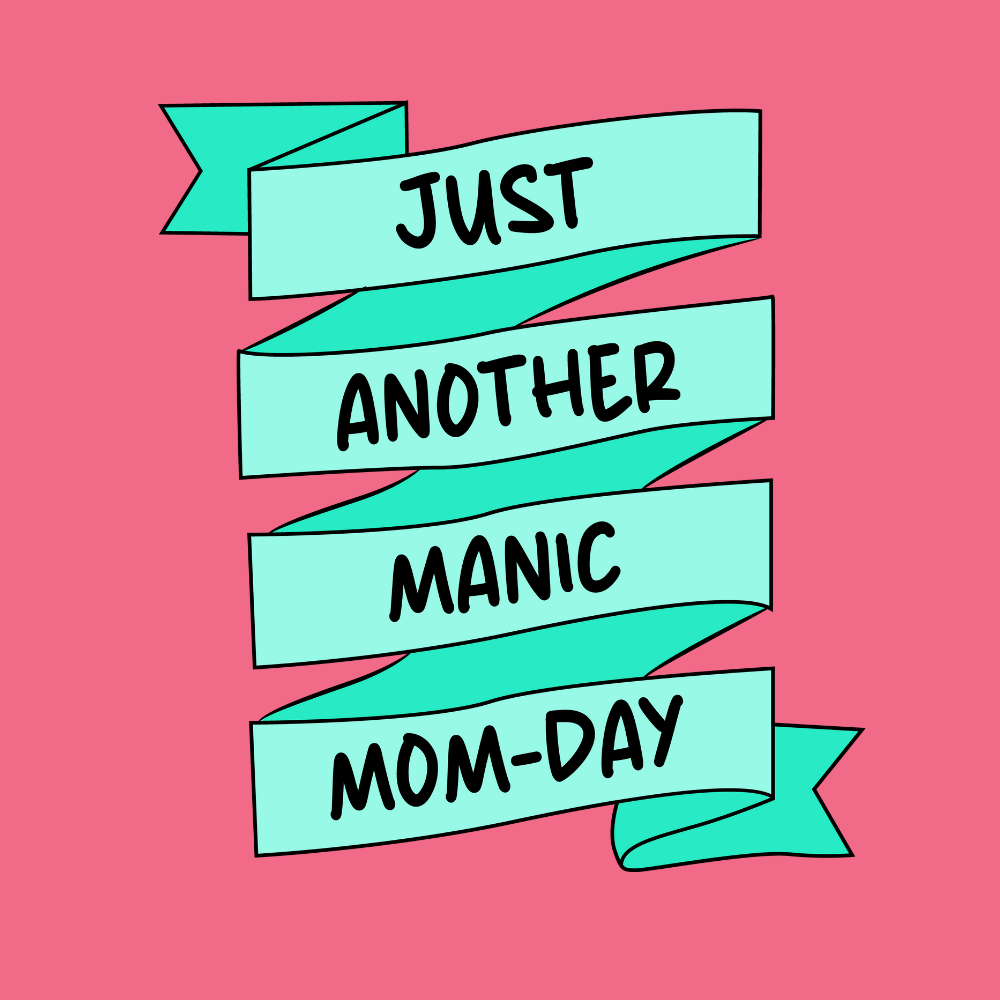 Mom novelty fridge magnet with humorous quote, pre-designed square magnet gift for moms and mother figures