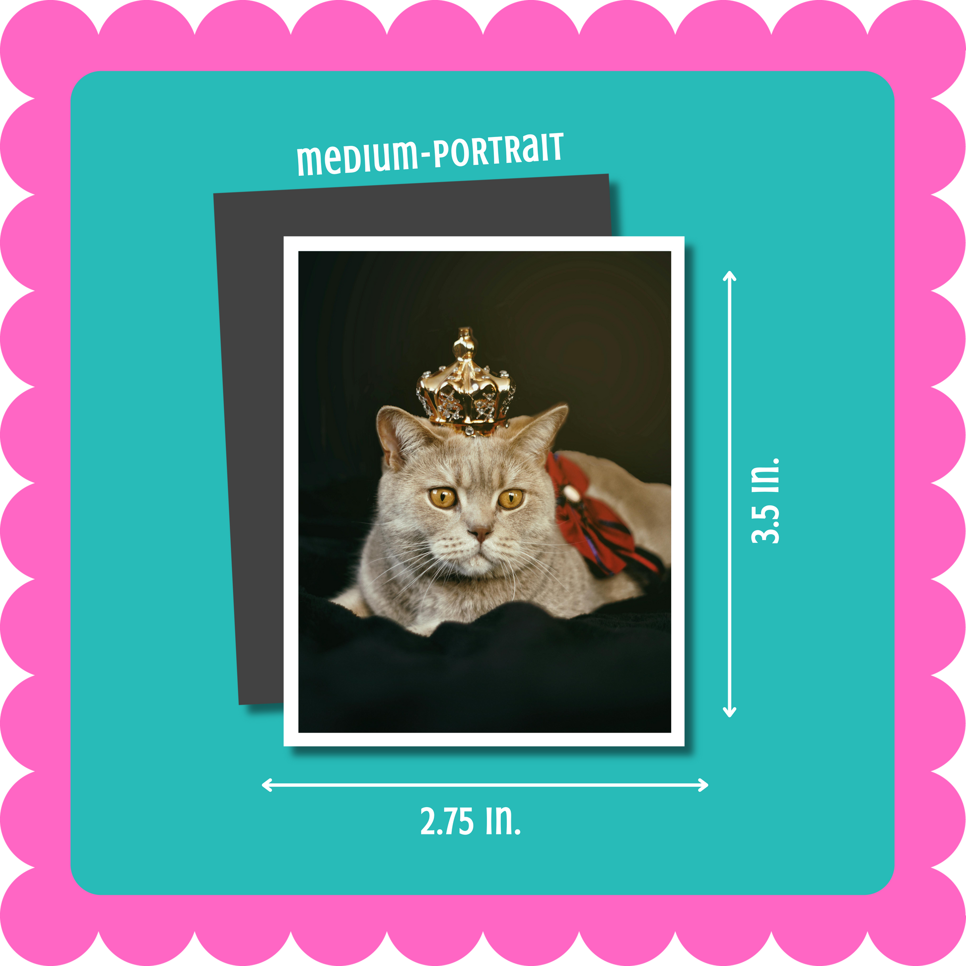 Thin flexible custom photo magnet, 2mm thick, hand-cut and vibrant, personalized fridge magnet displaying favorite photos Portrait