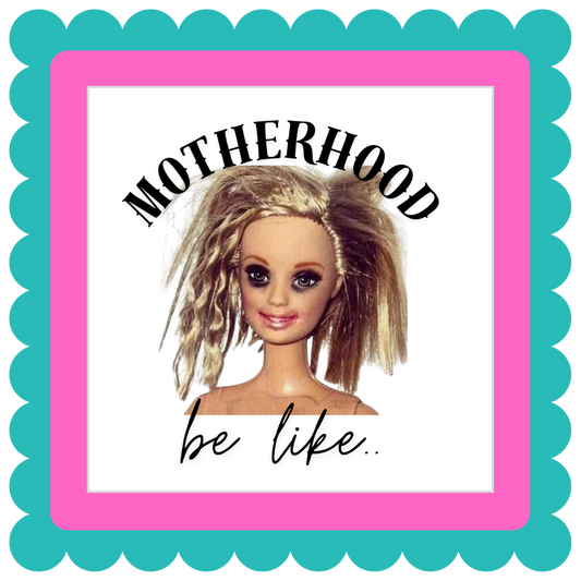 Mom novelty fridge magnet with humorous quote, pre-designed square magnet gift for moms and mother figures