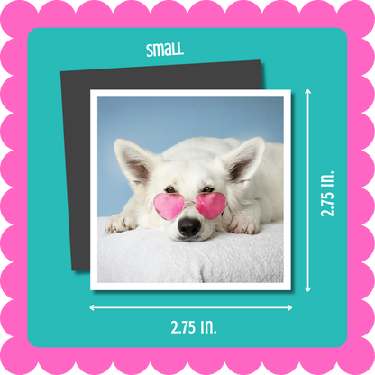 THIN Custom Flexible Photo Magnets