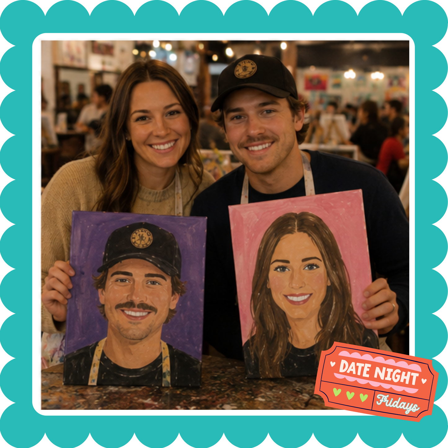 Date Night Friday, Paint your Partner July 3