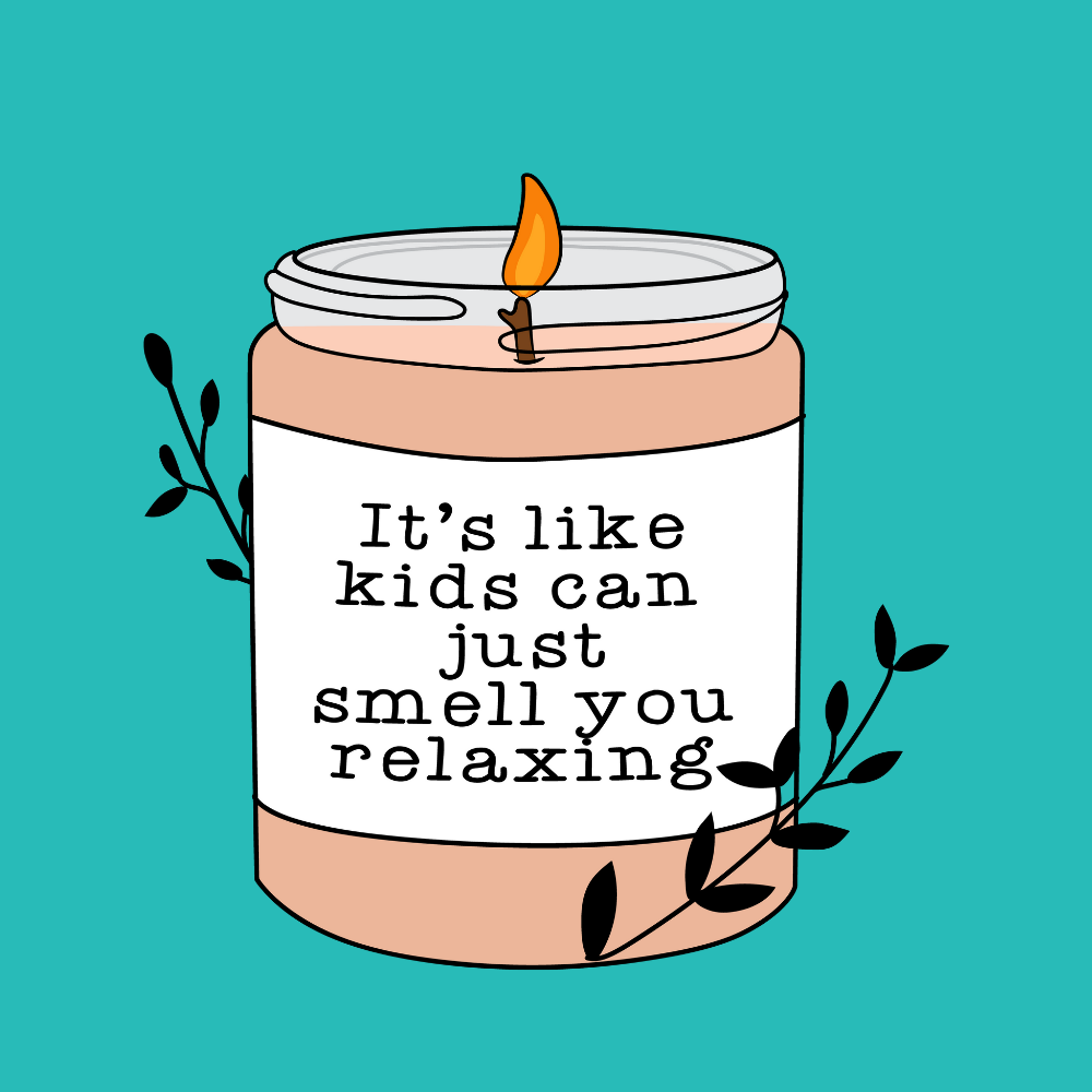 Mom novelty fridge magnet with humorous quote, pre-designed square magnet gift for moms and mother figures
