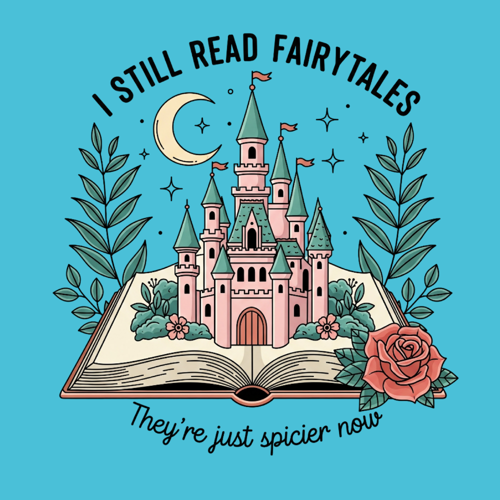 Book lover custom fridge magnet with reading quote and literary design, pre-designed magnet from LIT LOVER ReadyWhims Collection