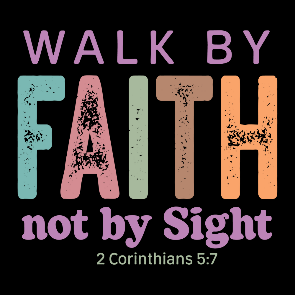 Faith-based refrigerator magnet with inspirational quote and Bible verse, pre-designed Christian magnet from Blessed and Pressed Collection