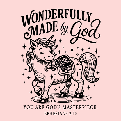 Faith-based refrigerator magnet with inspirational quote and Bible verse, pre-designed Christian magnet from Blessed and Pressed Collection