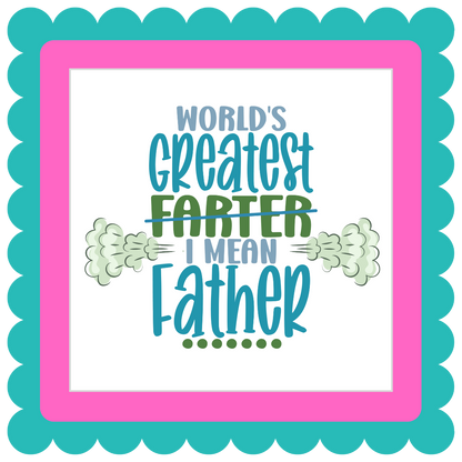 THICK square custom photo magnet for dads, 2.5" x 2.5", durable personalized fridge magnet, perfect gift for fathers, granddads, and stepdads, and farters