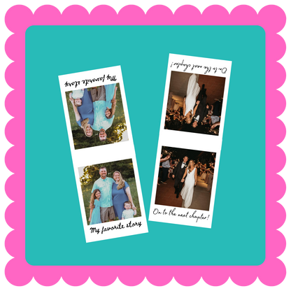 Polaroid Style Magnetic Bookmark-Custom Photo Bookmark