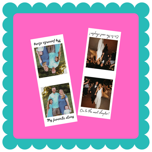 Polaroid Style Magnetic Bookmark-Custom Photo Bookmark