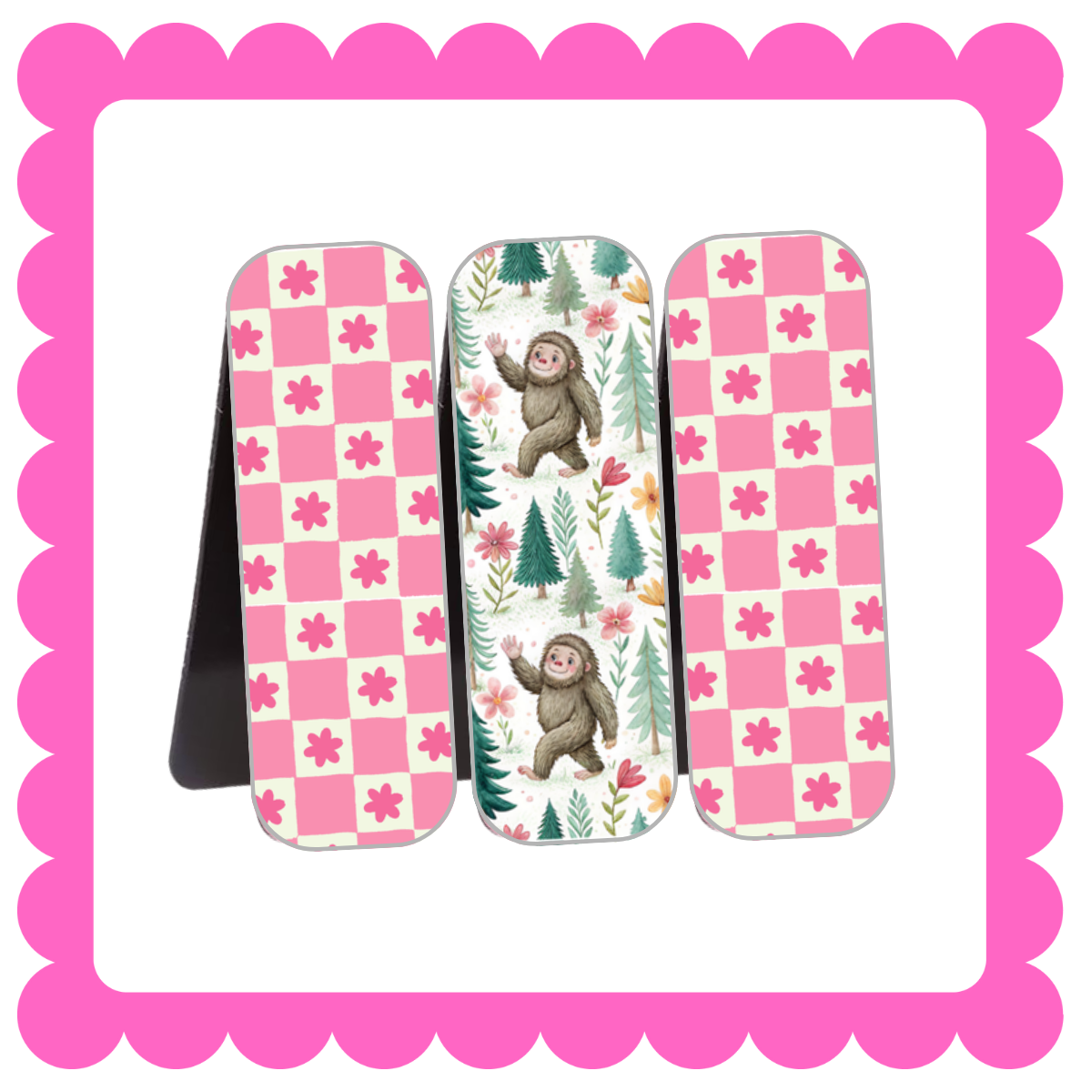 Novelty Magnetic Bookmarks - THIN Patterned Bookmarks