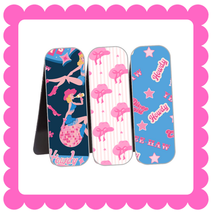 Novelty Magnetic Bookmarks - THIN Patterned Bookmarks