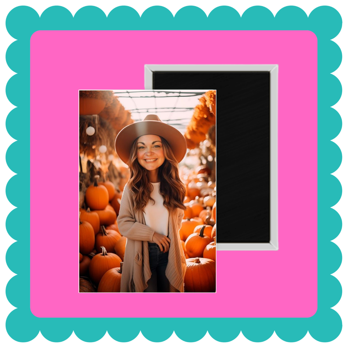 THICK Silly Whims - AI Novelty Rectangular Custom  Photo Magnets