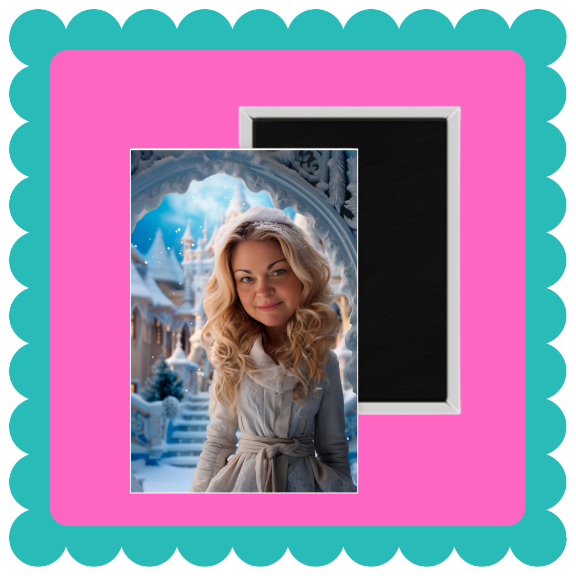 THICK Silly Whims - AI Novelty Rectangular Custom  Photo Magnets