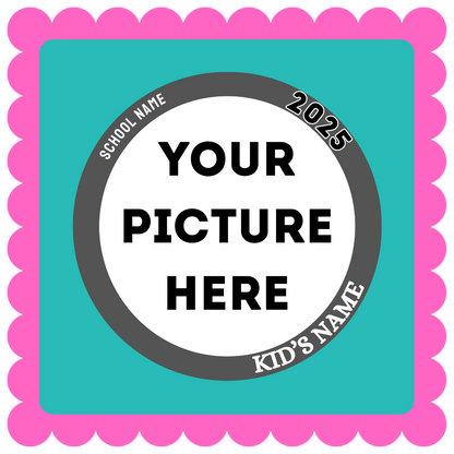 THICK Round Sport Lapel Photo Magnet (3")