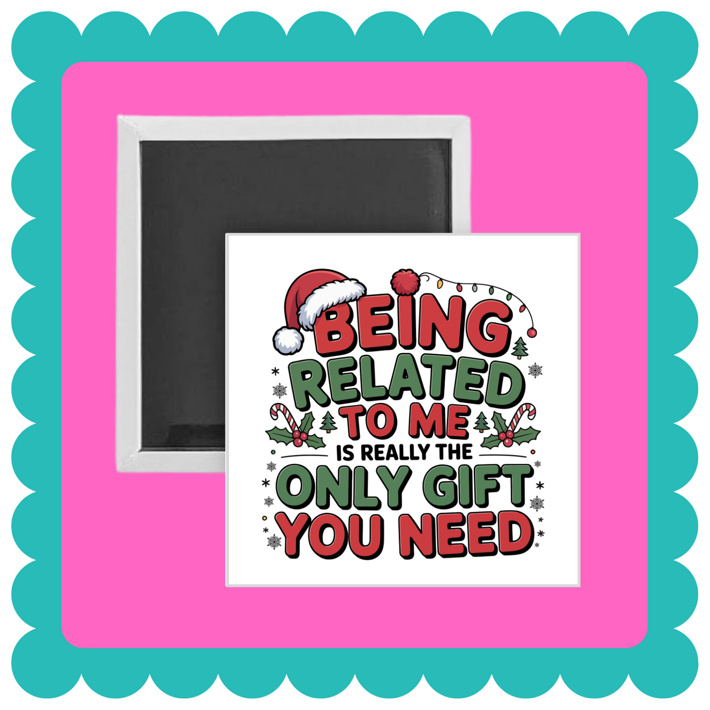 ON SALE! JOLLY ST NICK ReadyWhims Collection - Predesigned Christmas Novelty Magnets