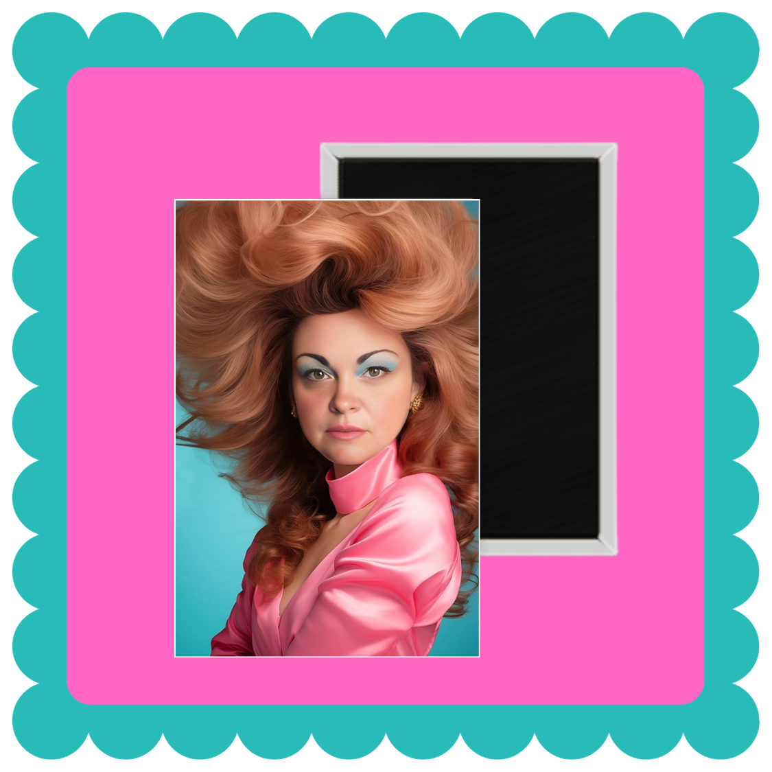 THICK Silly Whims - AI Novelty Rectangular Custom  Photo Magnets