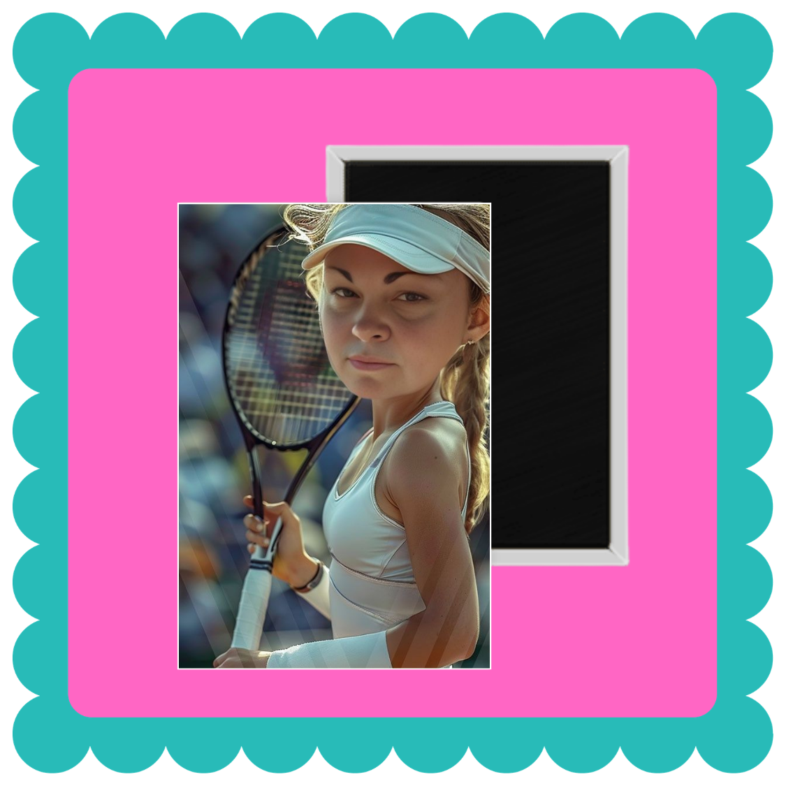 THICK Silly Whims - AI Novelty Rectangular Custom  Photo Magnets