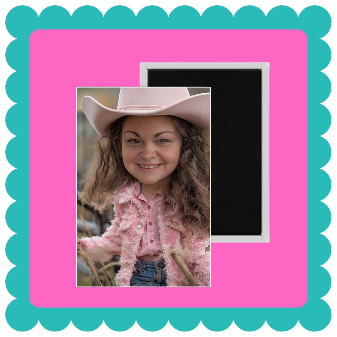 THICK Silly Whims - AI Novelty Rectangular Custom  Photo Magnets