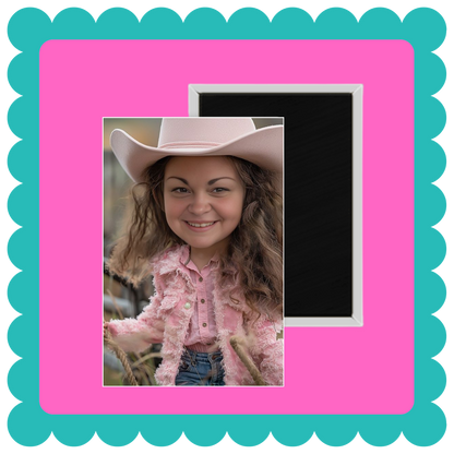THICK Silly Whims - AI Novelty Rectangular Custom  Photo Magnets