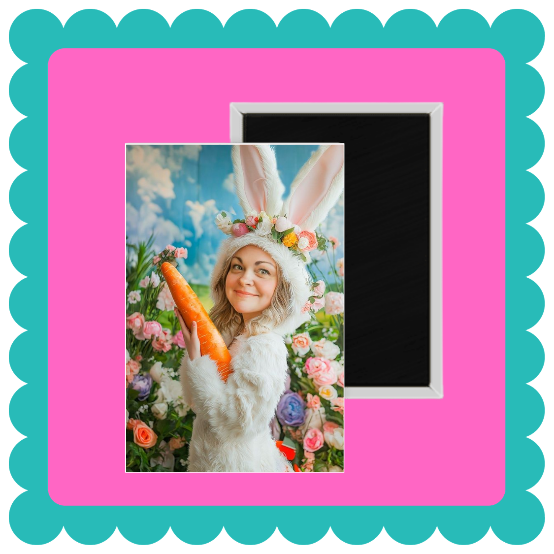 THICK Silly Whims - AI Novelty Rectangular Custom  Photo Magnets